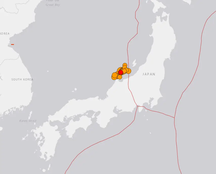 日本地震2024-USGS