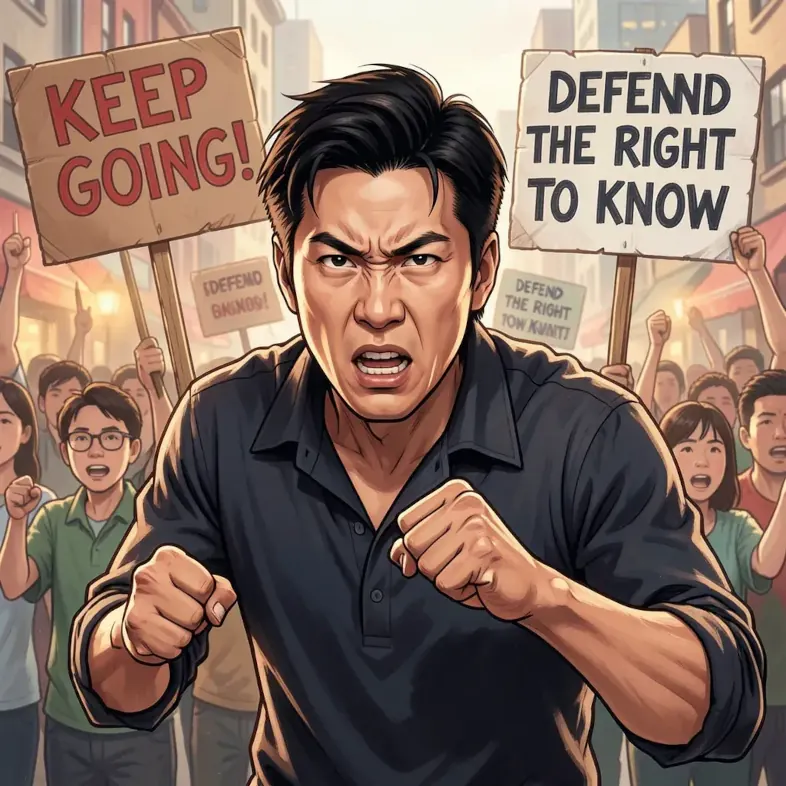 为了知情权,家长们的抗争!